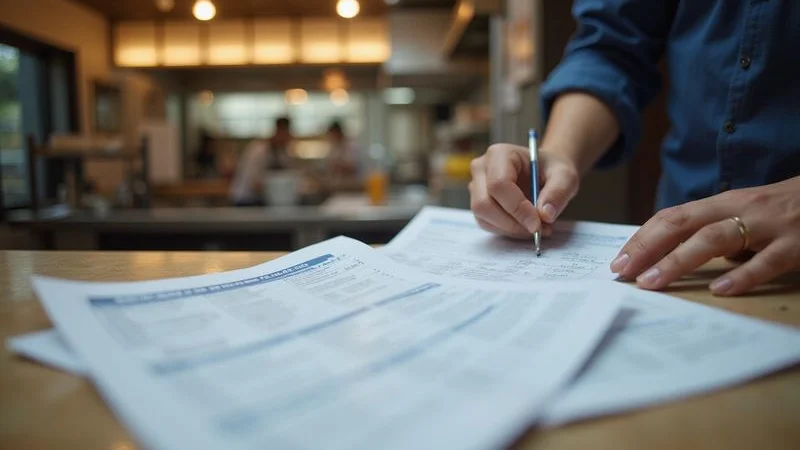 Detailed aircond service report document showing maintenance records suitable for HACCP food safety compliance auditing